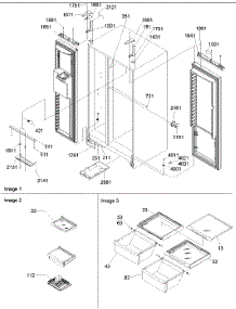 Refrigerator / Freezer Lights & Hinges parts for Amana Side-By-Side Refrigerator ARS9168AB-PARS9168AB0 from AppliancePartsPros.com