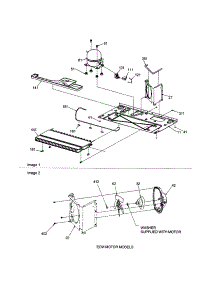 Machine Compartment parts for Amana Side-By-Side Refrigerator ARSE664BB-PARSE664BB0 from AppliancePartsPros.com