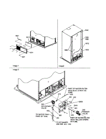 Cabinet Back parts for Amana Side-By-Side Refrigerator ARSE664BC-PARSE664BC0 from AppliancePartsPros.com