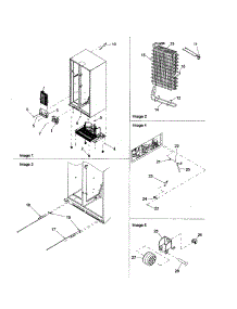 Evaporator / Drier / Rollers parts for Amana Side-By-Side Refrigerator ARSE667BB-PARSE667BB0 from AppliancePartsPros.com