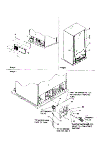 Cabinet Back parts for Amana Side-By-Side Refrigerator ARSE667BB-PARSE667BB0 from AppliancePartsPros.com