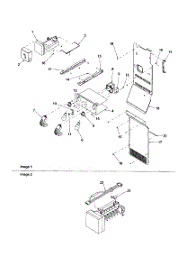 Freezer Lighting / Auger parts for Amana Side-By-Side Refrigerator ARSE667BB-PARSE667BB0 from AppliancePartsPros.com