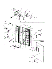 Controls / Light Shield / Handles parts for Amana Side-By-Side Refrigerator ARSE667BW-PARSE667BW0 from AppliancePartsPros.com