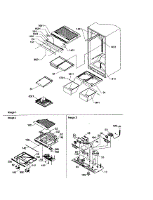 Interior Cabinets / Drain Block parts for Amana Top-Mount Refrigerator ART2127A-PART2127A from AppliancePartsPros.com