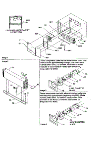 Evaporator / Evaporator Fan Motor parts for Amana Top-Mount Refrigerator ART2127A-PART2127A from AppliancePartsPros.com