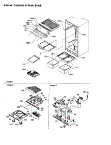 Interior Cabinets parts for Amana Top-Mount Refrigerator ART2129ASR-PART2129AS0 from AppliancePartsPros.com