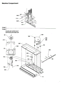Machine Compartment parts for Amana Top-Mount Refrigerator ART2129AWR-PART2129AW0 from AppliancePartsPros.com
