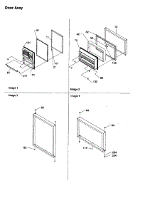 Door Assembly parts for Amana Top-Mount Refrigerator ART2129AWR-PART2129AW0 from AppliancePartsPros.com