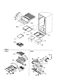 Interior Cabinets / Drain Block parts for Amana Top-Mount Refrigerator ART2527AC-PART2527AC0 from AppliancePartsPros.com