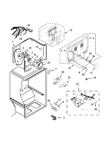 Liner Parts parts for Amana Top-Mount Refrigerator ART308FFDB00 from AppliancePartsPros.com