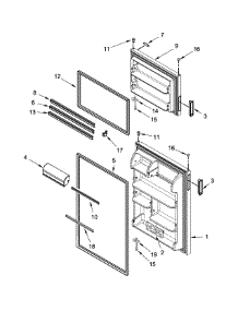 Door Parts parts for Amana Top-Mount Refrigerator ART308FFDM01 from AppliancePartsPros.com