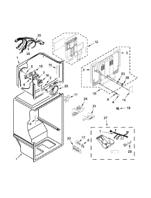 Liner Parts parts for Amana Top-Mount Refrigerator ART308FFDM02 from AppliancePartsPros.com