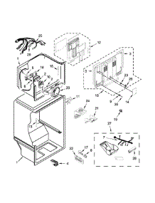 Liner Parts parts for Amana Top-Mount Refrigerator ART308FFDW02 from AppliancePartsPros.com
