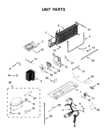Unit Parts parts for Amana Top-Mount Refrigerator ART348FFFS00 from AppliancePartsPros.com