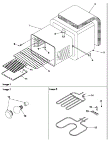 Cavity parts for Amana Electric Range ART6002L-P1143608NL from AppliancePartsPros.com