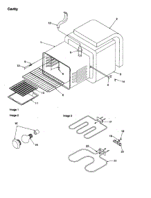 Cavity parts for Amana Electric Range ART6002L-P1143654NL from AppliancePartsPros.com