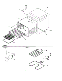 Cavity parts for Amana Electric Range ART6002W-P1143652NW from AppliancePartsPros.com