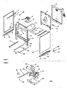 Cabinet parts for Amana Electric Range ART6110LL/P1143449LL from AppliancePartsPros.com