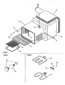 Cavity parts for Amana Electric Range ART6110LL/P1143449LL from AppliancePartsPros.com