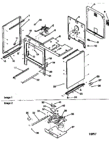 Cabinet parts for Amana Electric Range ART6110W/P1143429NW from AppliancePartsPros.com