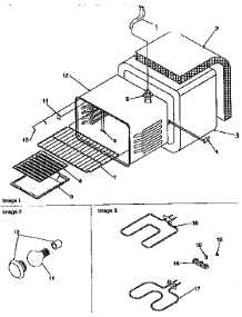 Cavity parts for Amana Electric Range ART6110W/P1143429NW from AppliancePartsPros.com
