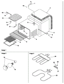 Cavity parts for Amana Electric Range ART6511E/P1143623NE from AppliancePartsPros.com