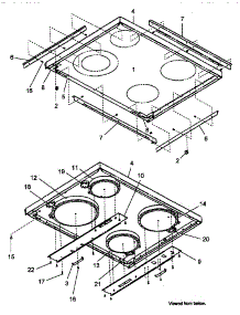 Maintop Assembly parts for Amana Electric Range ART663E-P1142630N from AppliancePartsPros.com