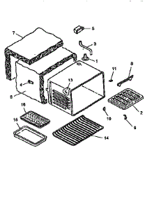 Cabinet Assembly parts for Amana Electric Range ART663LG from AppliancePartsPros.com