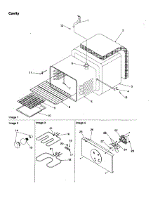 Cavity parts for Amana Electric Range ARTC7121CC-P1143843NCC from AppliancePartsPros.com