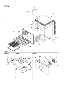 Cavity parts for Amana Electric Range ARTC712ECC-P1143815NCC from AppliancePartsPros.com