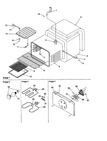 Cavity parts for Amana Electric Range ARTC7511LL-P1143691NLL from AppliancePartsPros.com