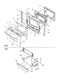 Oven Door And Storage Door parts for Amana Electric Range ARTC7522CC-P1143817NCC from AppliancePartsPros.com