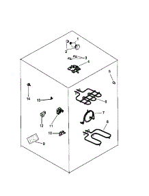 Electrical Components parts for Amana Electric Range ARTC7600LL-P1142684NLL from AppliancePartsPros.com