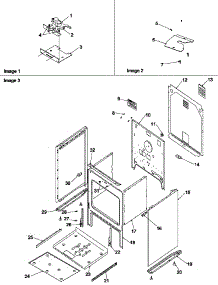 Cabinet parts for Amana Electric Range ARTC8600E/P1143434NE from AppliancePartsPros.com