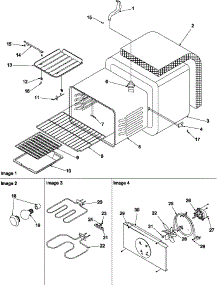 Cavity parts for Amana Electric Range ARTC8600E/P1143628NE from AppliancePartsPros.com