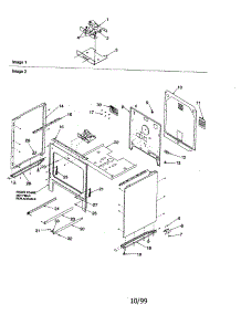 Cabinet parts for Amana Electric Range ARTC8600E/P1143692NE from AppliancePartsPros.com