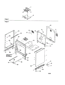Cabinet parts for Amana Electric Range ARTC8621SS-P1143846NSS from AppliancePartsPros.com