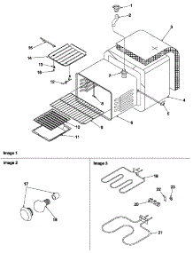 Cavity parts for Amana Electric Range ARTS6650E/P1130683NE from AppliancePartsPros.com