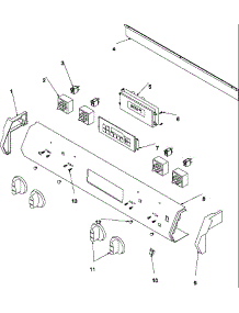 Control Panel parts for Amana Electric Range ARTSC8650E-P1130650NE from AppliancePartsPros.com