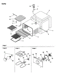 Cavity parts for Amana Electric Range ARTSC8650LL-P1130679NLL from AppliancePartsPros.com