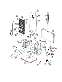 Unit Compartment & System parts for Admiral Side-By-Side Refrigerator AS22M8DA-DN34A from AppliancePartsPros.com