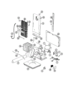Unit Compartment & System parts for Admiral Side-By-Side Refrigerator AS22M8DV-DN33C from AppliancePartsPros.com