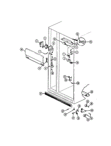 Fresh Food Compartment parts for Admiral Side-By-Side Refrigerator AS22M8DV-DN33D from AppliancePartsPros.com