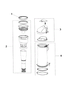 Dust Cup parts for Eureka Upright Vacuum AS3104A from AppliancePartsPros.com