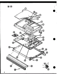 Heater Box parts for Amana Electric Range ASC-1B/P85122-16S from AppliancePartsPros.com