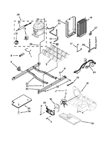 Unit Parts parts for Amana Side-By-Side Refrigerator ASD2275BRB02 from AppliancePartsPros.com
