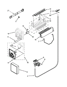 Icemaker Parts parts for Amana Side-By-Side Refrigerator ASD2275BRB02 from AppliancePartsPros.com