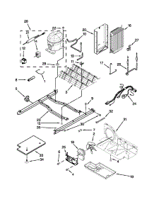 Unit Parts parts for Amana Side-By-Side Refrigerator ASD2275BRS00 from AppliancePartsPros.com