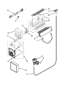 Icemaker Parts parts for Amana Side-By-Side Refrigerator ASD2275BRS01 from AppliancePartsPros.com