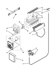 Icemaker Parts parts for Amana Side-By-Side Refrigerator ASD2275BRW00 from AppliancePartsPros.com